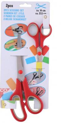 TOM schaar 2 stuks rood