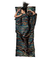 Inlegger voor slaapzak Cocoon TravelSheet Silk, bladeren - thumbnail