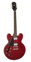 Epiphone ES-335 LH Cherry linkshandige semi-akoestische gitaar - thumbnail