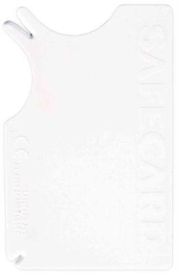 TRIXIE SAFECARD TEKENVERWIJDERAAR KUNSTSTOF WIT 8X5 CM 4 ST