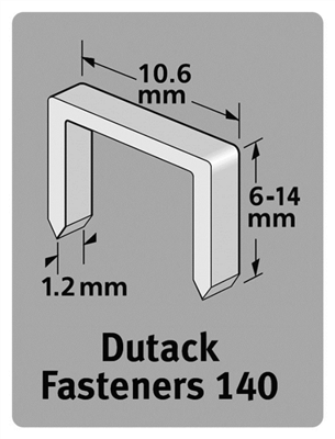Dutack nieten serie 140 6mm 1000st (nml)