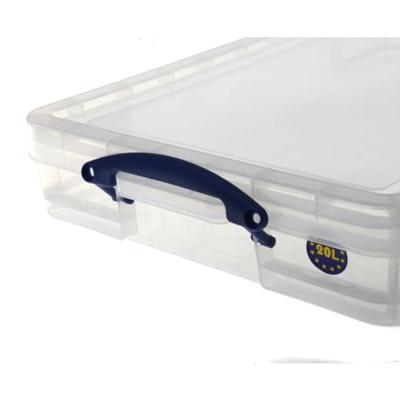 Really Useful Box opbergdoos 20 liter, transparant Really Useful Box opbergdoos 20 liter, transparant