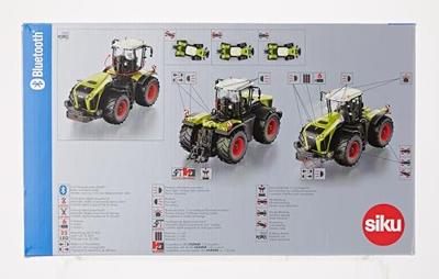 Siku Control op afstand bestuurbare Claas Xerion 5000 Trac CV tractor met Bluetooth App Control - thumbnail