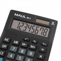 MAUL bureaurekenmachine MC 8, zwart - thumbnail