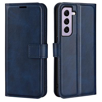 Lunso - Samsung Galaxy S23 - cover bookcase hoes - Blauw Lunso - Samsung Galaxy S23 - cover bookcase hoes - Blauw