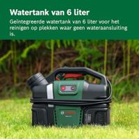 Bosch hogedrukreiniger Fontus snoerloos 20bar 18V 6l - thumbnail