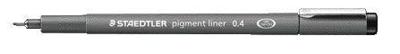 Fineliner staedtler pigment 308 0.4mm zwart | 10 stuks