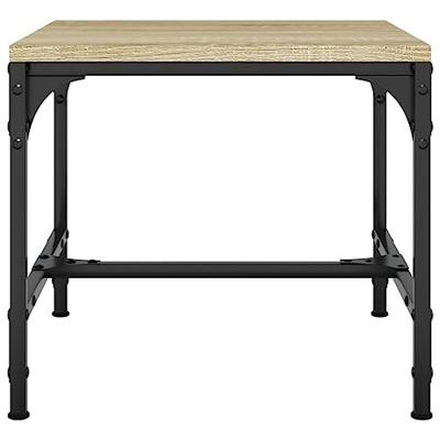 Bijzettafels 2 st 40x40x35 cm bewerkt hout sonoma eikenkleurig Bijzettafels 2 st 40x40x35 cm bewerkt hout sonoma eikenkleurig