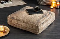 Design vloerkussen XL MODERN ART 70cm zitkussen bruin abstract patroon - 40241 - thumbnail