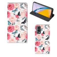 OnePlus Nord 2 5G Smart Cover Butterfly Roses - thumbnail