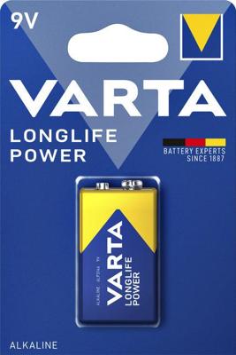 Batterij varta longlife power 9v | 10 stuks