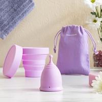 Menstruatiecup met accesoires Kuppy InnovaGoods Maat L - thumbnail