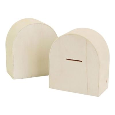 Spaarpot creativ company hout 10x9cm