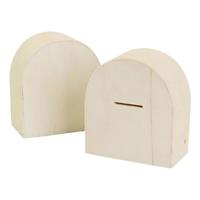 Spaarpot creativ company hout 10x9cm - thumbnail