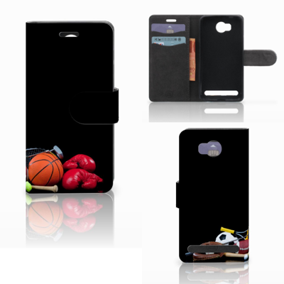 Huawei Y3 2 | Y3 II Wallet Case met Pasjes Sports Huawei Y3 2 | Y3 II Wallet Case met Pasjes Sports