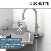 Schutte BLACKPOOL Keukenkraan | RVS look | Met uittrekbare uitloop - 79526 - thumbnail