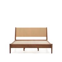 Kave Home Bed 'Elan' Notenhout, 180 x 200cm - thumbnail