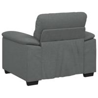 Fauteuil 60 cm stof donkergrijs - thumbnail