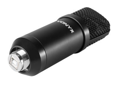 Vonyx CM300B studio USB condensatormicrofoon zwart Vonyx CM300B studio USB condensatormicrofoon zwart