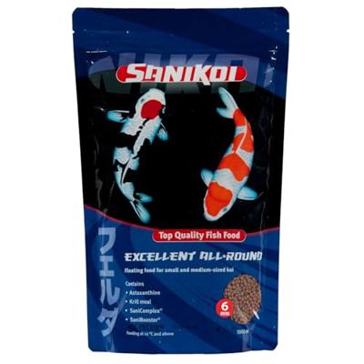 Sanikoi Excellent All-Round 6mm - Premium Koi Voer voor Groei & Kleurbevordering - 3L - thumbnail