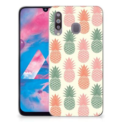 Samsung Galaxy M30 | Siliconen Case | Ananas Samsung Galaxy M30 | Siliconen Case | Ananas