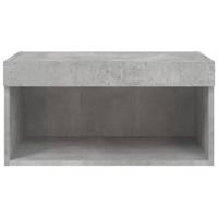 Tv-meubel met LED-verlichting 60x30x30 cm betongrijs - thumbnail