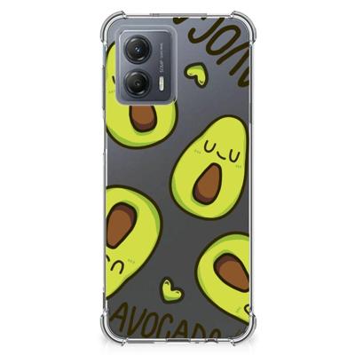Motorola Moto G53 Stevig | Bumper Hoesje | Avocado Singing Motorola Moto G53 Stevig | Bumper Hoesje | Avocado Singing