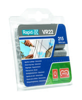 Hekwerkringen Zwart Gecoat VR22 in Blister 215st, 5-11mm - thumbnail