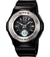 Horlogeband Casio 10309270 Rubber Zwart - thumbnail