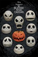 Poster Nightmare Before Christmas - Many Faces of Jack 61x91,5cm - thumbnail