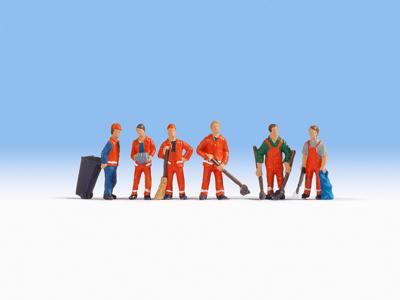 NOCH 15029 H0 Stadsreiniging figuren Geverfd, Staand