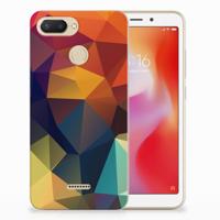 Xiaomi Redmi 6 TPU Hoesje Polygon Color - thumbnail