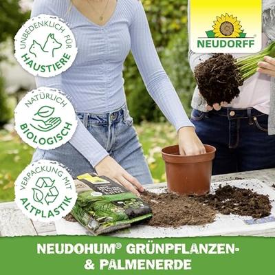 Neudorff 01009 NeudoHum groene planten- & Palmenaarde 10 l