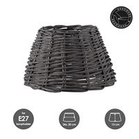 Home sweet home lampenkap Roseau Ø 20 cm - bruin - thumbnail