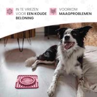 Eat Slow Live Longer Lick Mat Wave Pink - thumbnail