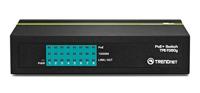 TRENDnet TPE-TG80G 8-poorts Gigabit PoE + -switch 8 x Gigabit PoE + poorten, 123 W PoE prestatiebudget, desktop ethernet-netwerkschakelaar, metaal - thumbnail