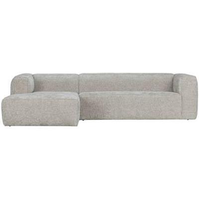 WOOOD Loungebank 'Bean' Links, Melange, kleur Naturel