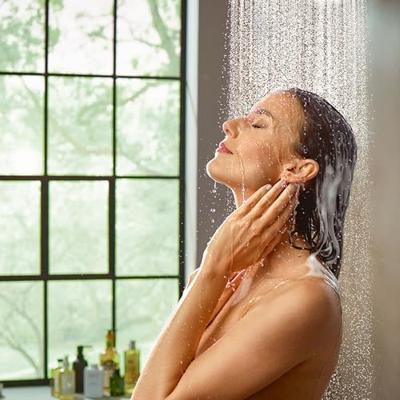 Hansgrohe Raindance S hoofddouche 240 1jet PowderRain EcoSmart+, mat wit Hansgrohe Raindance S hoofddouche 240 1jet PowderRain EcoSmart+, mat wit