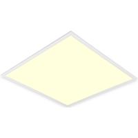 LED Paneel - Aigi Clena - Dimbaar - 60x60 Warm Wit 3000K - 40W Inbouw Vierkant - Mat Wit - Flikkervrij - thumbnail