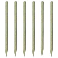 vidaXL Schuttingpalen 6 st 170 cm hout - thumbnail