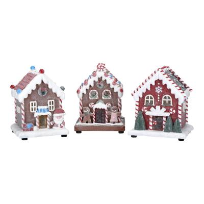 Christmas candy house 3 ass kerst Timstor - Timstor