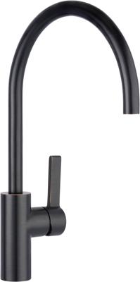 Job Xeno keukenmengkraan met draaibare uitloop incl. aansluitslangen en filterstopkranen brons zwart