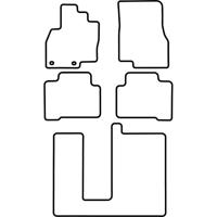 Automatten passend voor Mitsubishi Grandis 2004-2011 (3 rijen TMMT518 - thumbnail