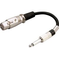 Monacor MCA-15/1 Audio Adapter [1x XLR-bus - 1x Jackplug male 3,5 mm] 15 cm - thumbnail