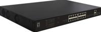LevelOne FGP-2031 Netwerkschakelaar Unmanaged Fast Ethernet (10/100) Power Over Ethernet (PoE) 1U Zwart - thumbnail