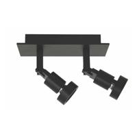 Artdelight Zwarte opbouwspotTech 2-lichts - PL TECH2 ZW - thumbnail