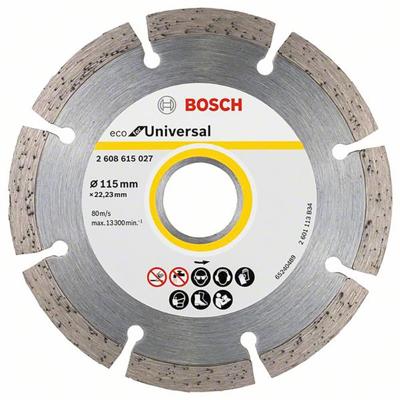 Bosch Accessories 2608615027 2608615027 Diamanten doorslijpschijf 115 mm 1 stuk(s) Beton, Baksteen, Kalksteen, Dakpan