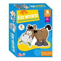 Lobbes Matching puzzel boerderij, 6st. - thumbnail