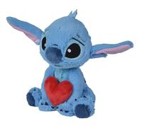 Disney Stitch knuffel met hart - 25 cm - thumbnail