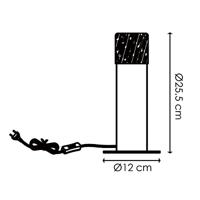 Light depot - tafellamp Furdy large - hout - Outlet - thumbnail